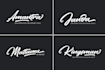 design signature and typography logo