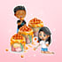 draw cute food chibi illustrations