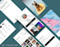 do figma website, website ui design, website mockup or figma website