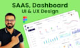 design dashboard, saas, and web application in figma