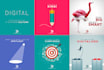 design creative facebook, instagram social media designs