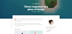 create modern blog wordpress website with unique design