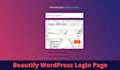 customize login page of wordpress website
