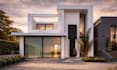 design modern villa architecture and house floor plan