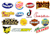 recreate, spoof, remake, parody a logo with your words