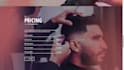 design a professional barber website