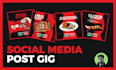 design social media post, instagram, facebook ads banners