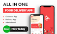 develop food delivery mobile app, multi restaurant app, grocery app with flutter