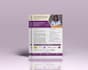 design clean speaker one sheet, media kit, bio, epk, press kit, one pager