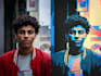 convert 2 picture into pop art