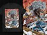 design creepy horror tshirt illustration