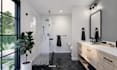 do bathroom interior design in 3d and render