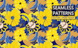 draw seamless pattern design for fabric, wallpapers and pod