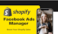 setup facebook advertising campaign for your shopify store