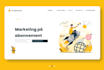 do vector flat illustration for your web and apps