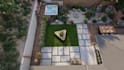 design front yard, backyard garden and create 3d rendering