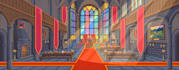 draw hi res pixel art scene