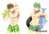 draw anime boy sexy area