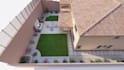 design front yard, backyard, home garden as landscape architect