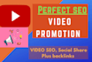 do organic youtube video promotion plus backlinks