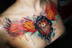 draw chest tattoo design tattoo piece