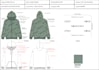 design hoodie and make techpack