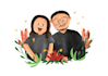 draw a cute illustration from a photo
