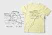 create an amazing minimalist t shirt design for your brand