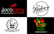 design unique food logo restaurant or fast food