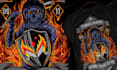 draw detailing illustration for tshirt, poster, as you want