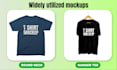 create amazing t shirt mockup design