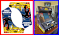 design custom bartop arcade cabinet artwork