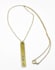 make a personalized gold necklace with your wording