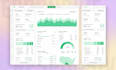 design modern saas, admin dashboard, web app ui ux in figma