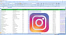 find or research instagram and youtube influencer and create list