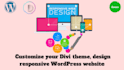 customize divi theme, make website by divi builder
