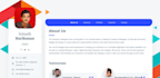 design a digital bizcard that acts as your mini website