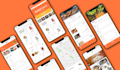 design a modern and clean mobile app UI