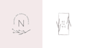 design botanical hand drawn logo