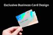 design exclusive business card