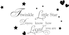 create silhouette, beautiful word wall stickers design