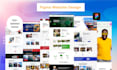 do figma design website, website landing page, website ui ux, website mockup