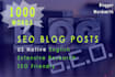 be your ultimate SEO article and blog writer