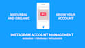 organically grow and manage your instagram account