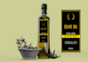 design eye catchy olive oil label professionally