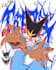 illustration retro anime abstract