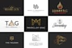 create modern minimalist and luxury logo design