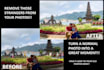 remove unwanted people or objects from your photos