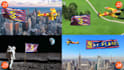 create flag animation with logo, text or image