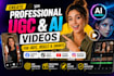 create realistic ugc and ai videos for ads, business, services